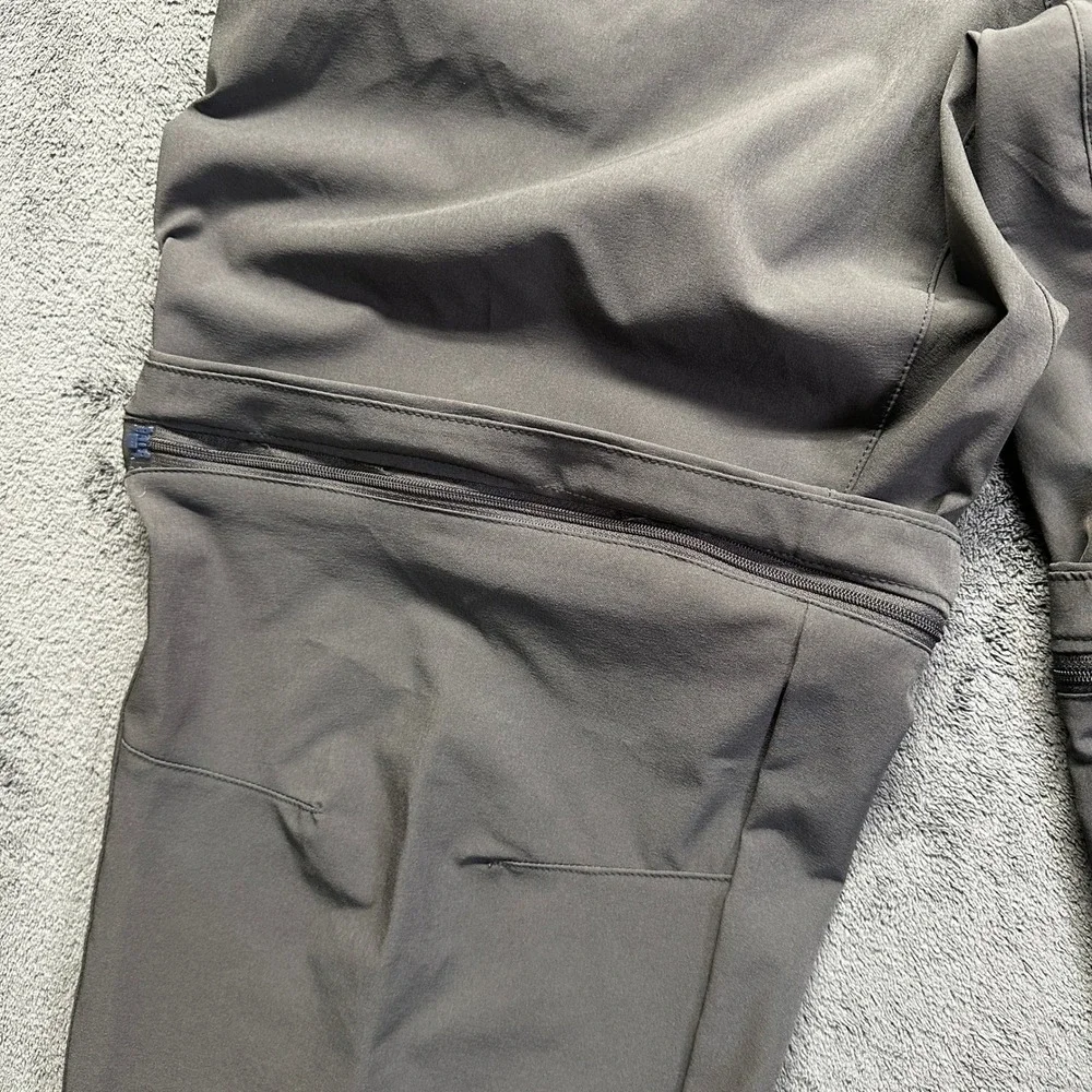 The North Face Paramount Convertible Hiking Pants Mens 38x32 Gray NF0A7WZD